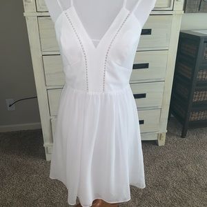 BCBGeneration White Cocktail Dress- Size 6